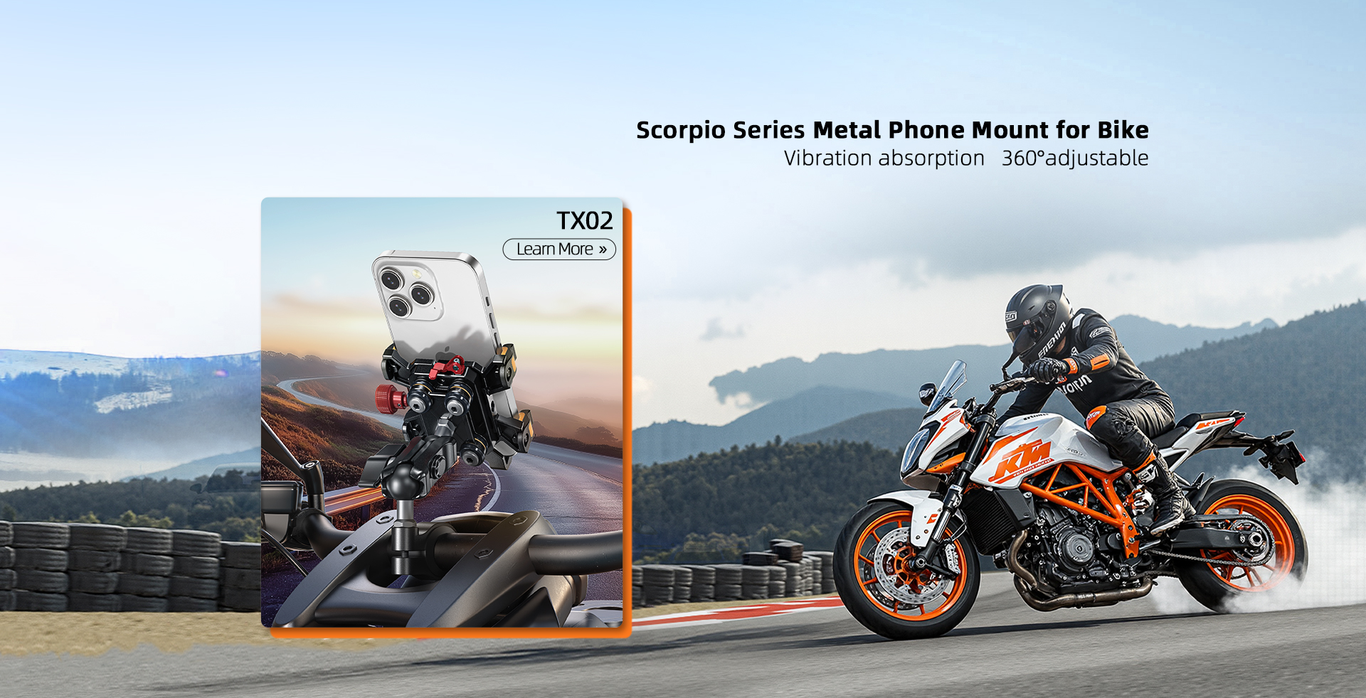Metal Bicycle Phone Mount